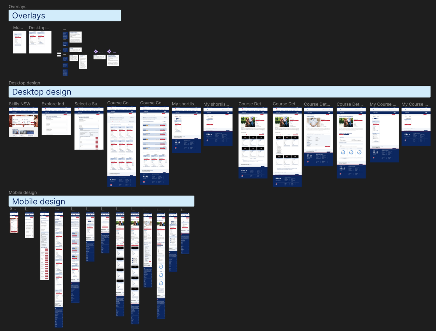 Version 5 — refined desktop and mobile prototype